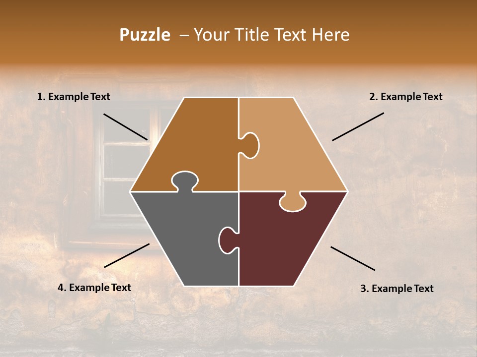 Exterior Broken Blue PowerPoint Template