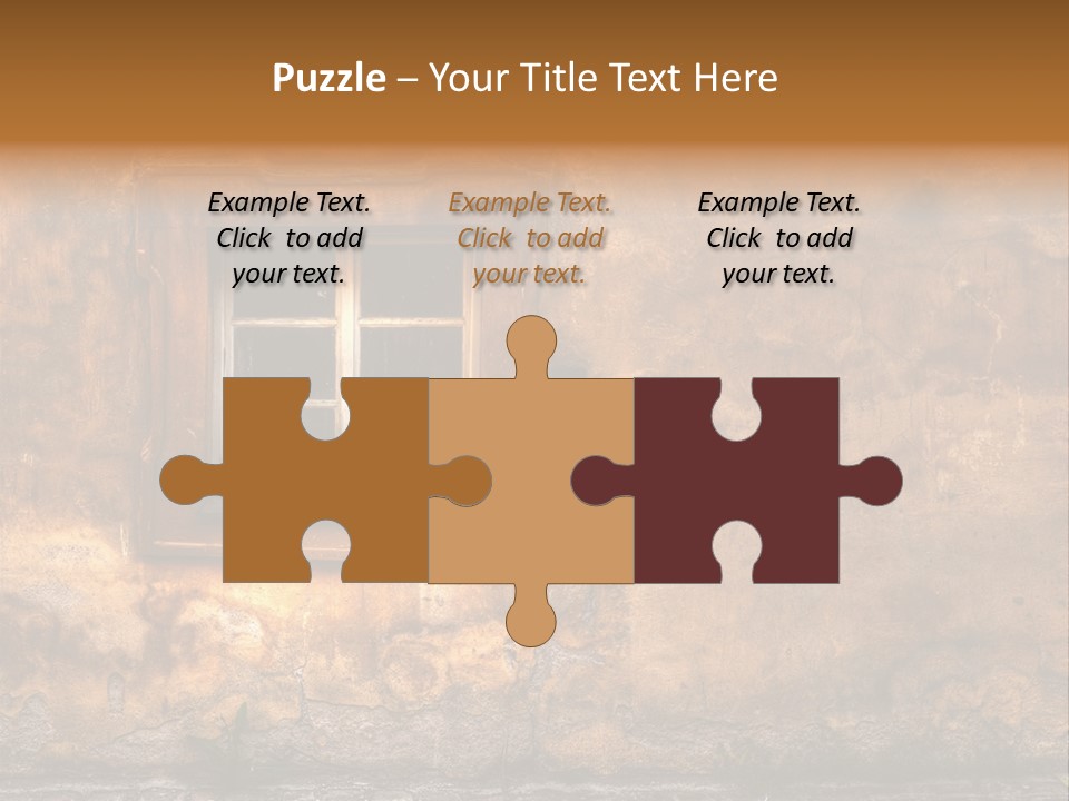 Exterior Broken Blue PowerPoint Template