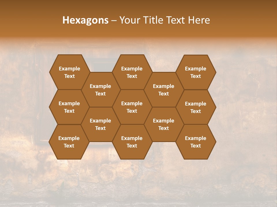 Exterior Broken Blue PowerPoint Template