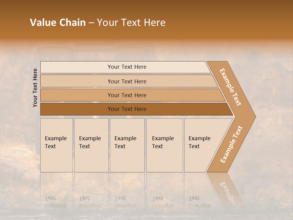 Exterior Broken Blue PowerPoint Template