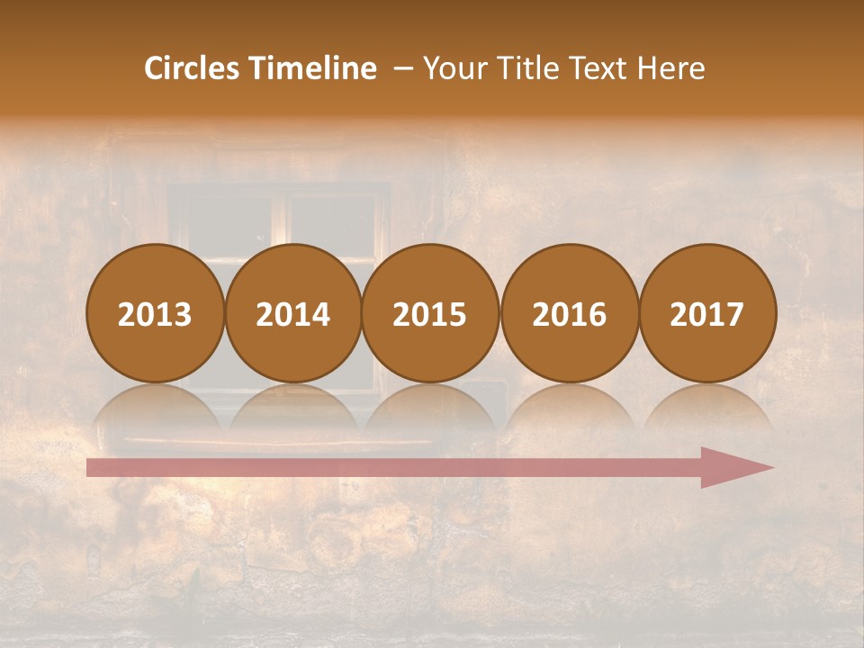 Exterior Broken Blue PowerPoint Template