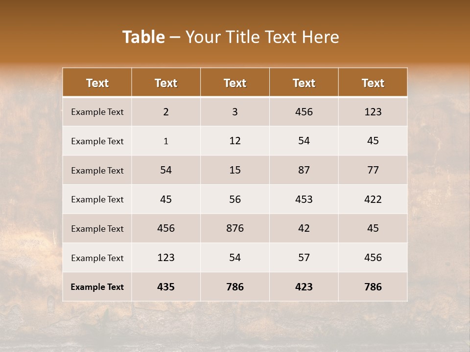 Exterior Broken Blue PowerPoint Template