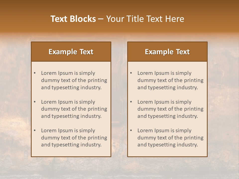 Exterior Broken Blue PowerPoint Template