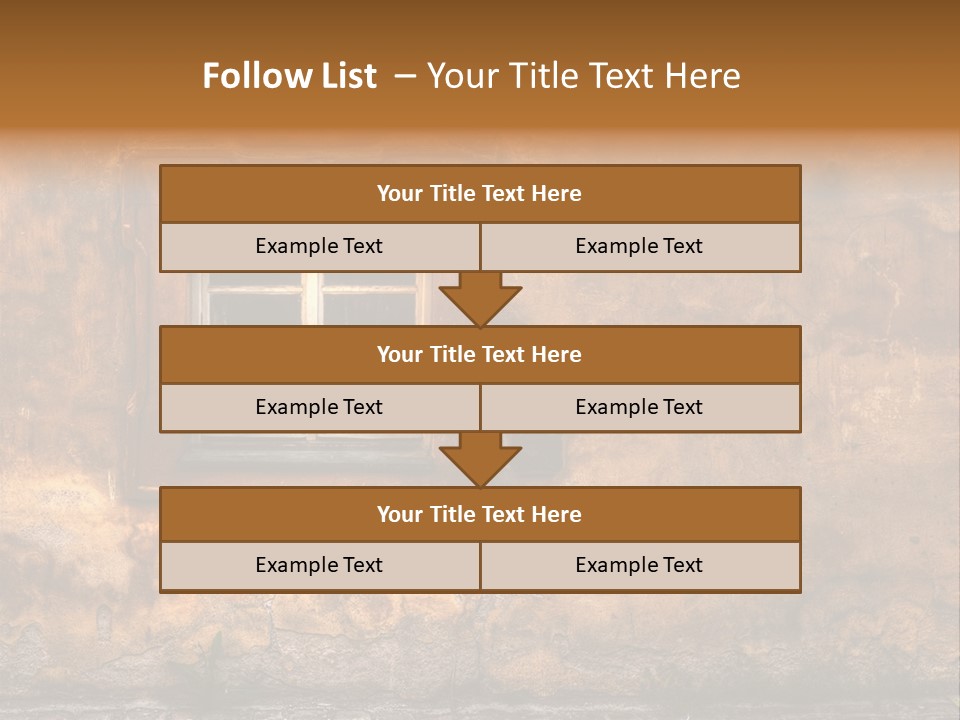 Exterior Broken Blue PowerPoint Template