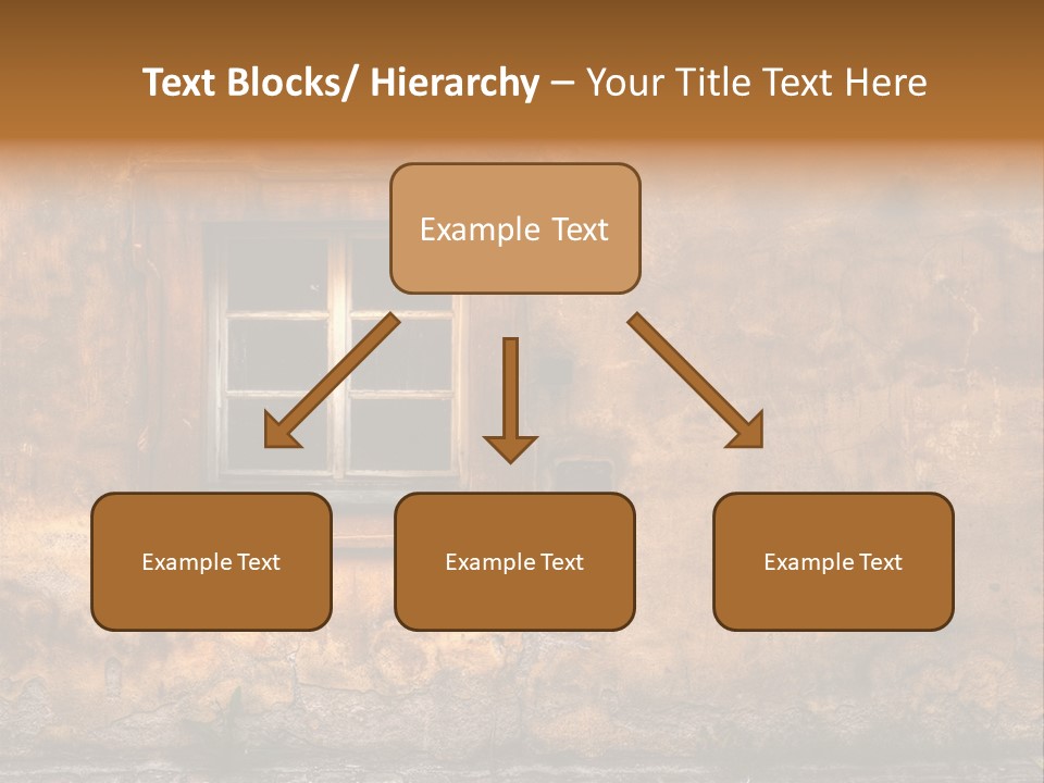 Exterior Broken Blue PowerPoint Template