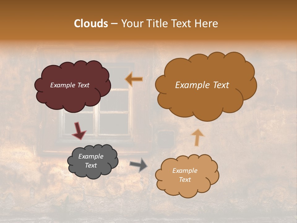 Exterior Broken Blue PowerPoint Template