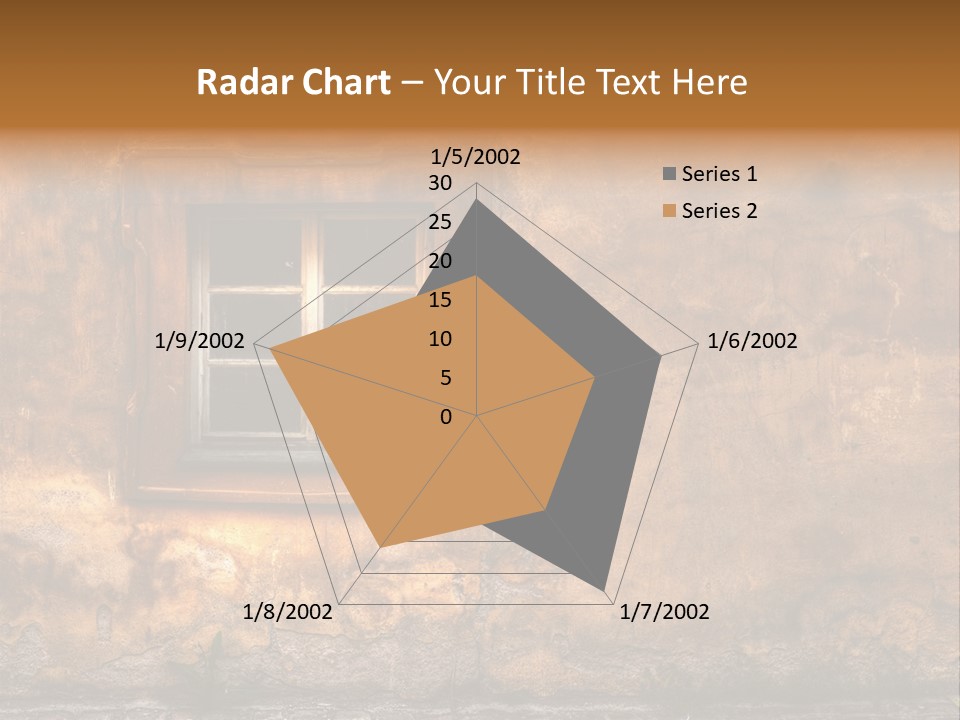 Exterior Broken Blue PowerPoint Template
