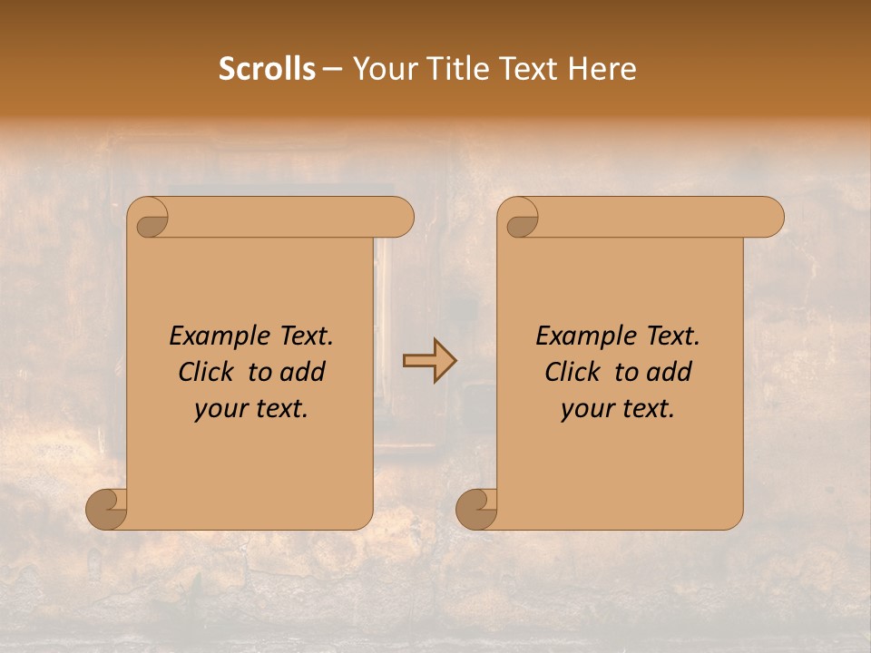 Exterior Broken Blue PowerPoint Template
