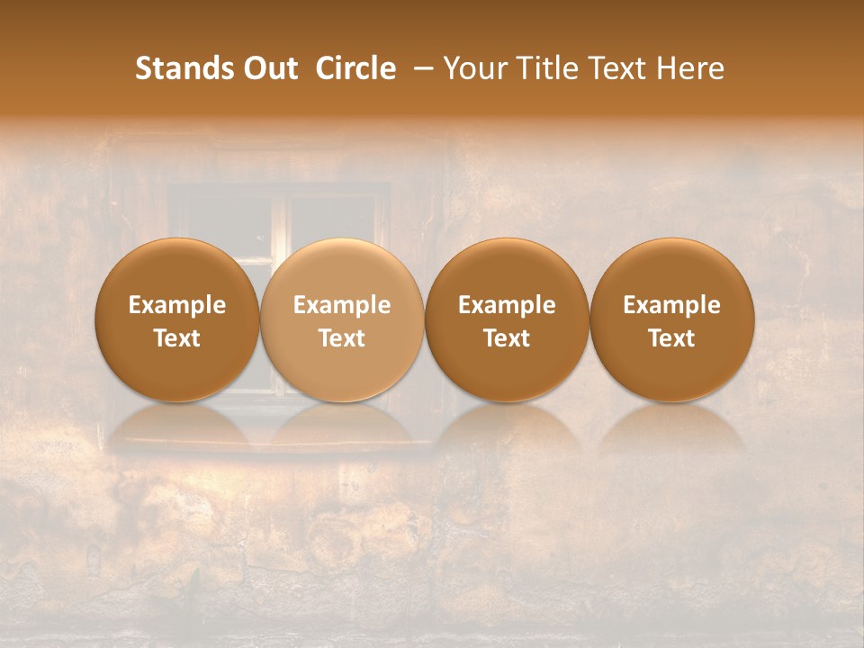 Exterior Broken Blue PowerPoint Template