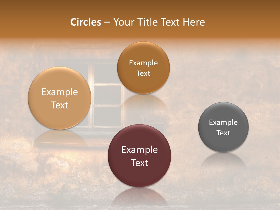 Exterior Broken Blue PowerPoint Template