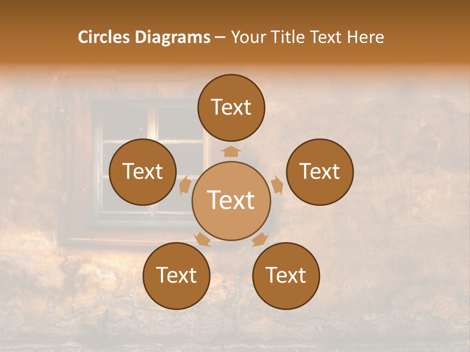 Exterior Broken Blue PowerPoint Template