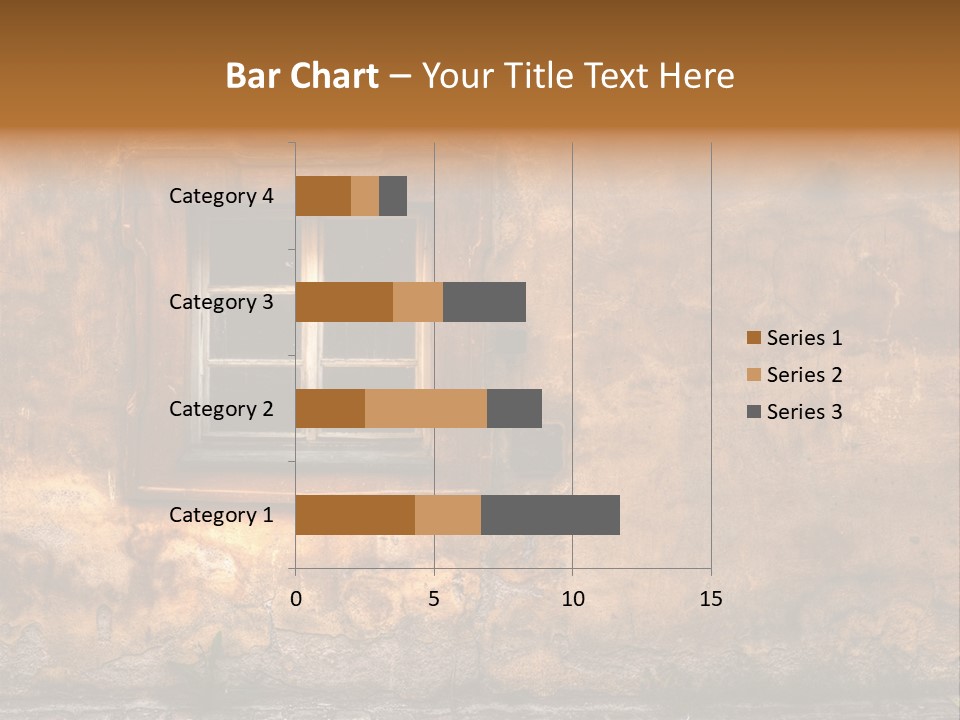 Exterior Broken Blue PowerPoint Template
