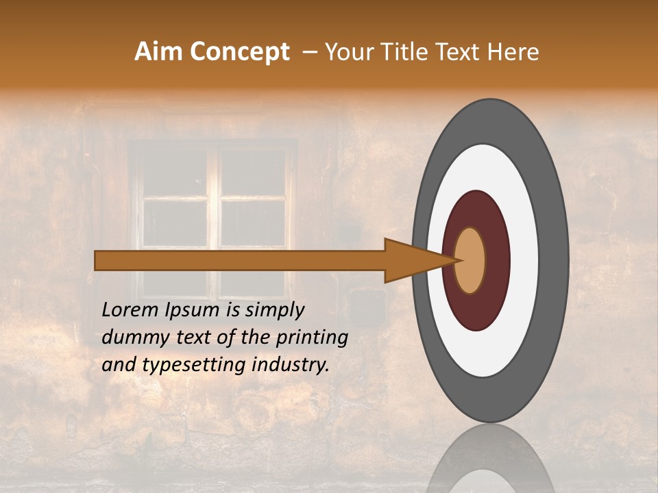 Exterior Broken Blue PowerPoint Template