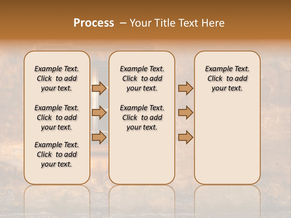 Exterior Broken Blue PowerPoint Template