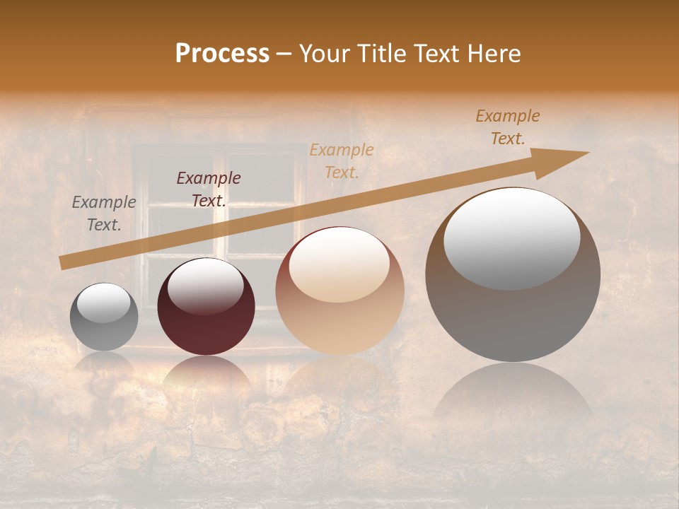 Exterior Broken Blue PowerPoint Template