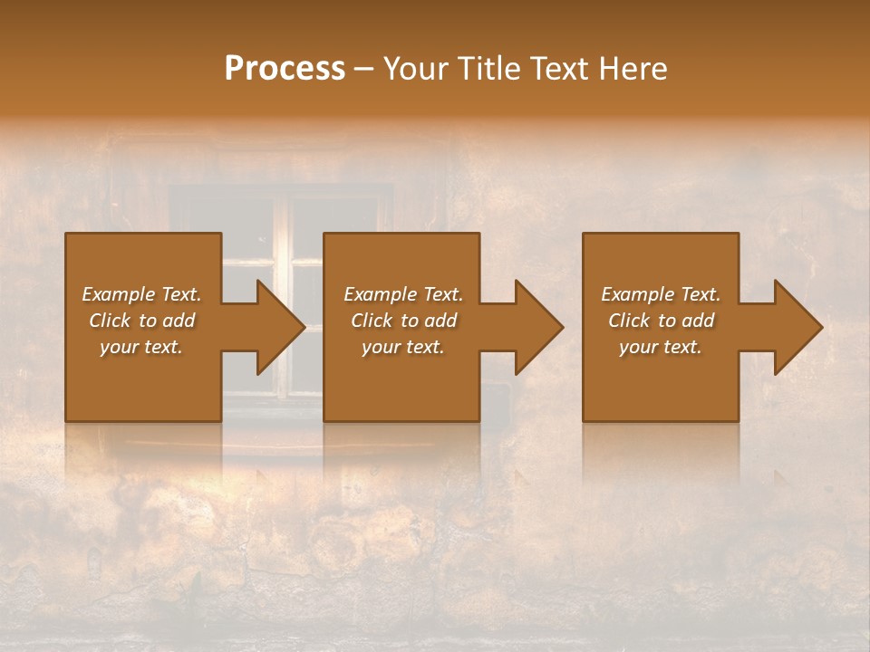 Exterior Broken Blue PowerPoint Template