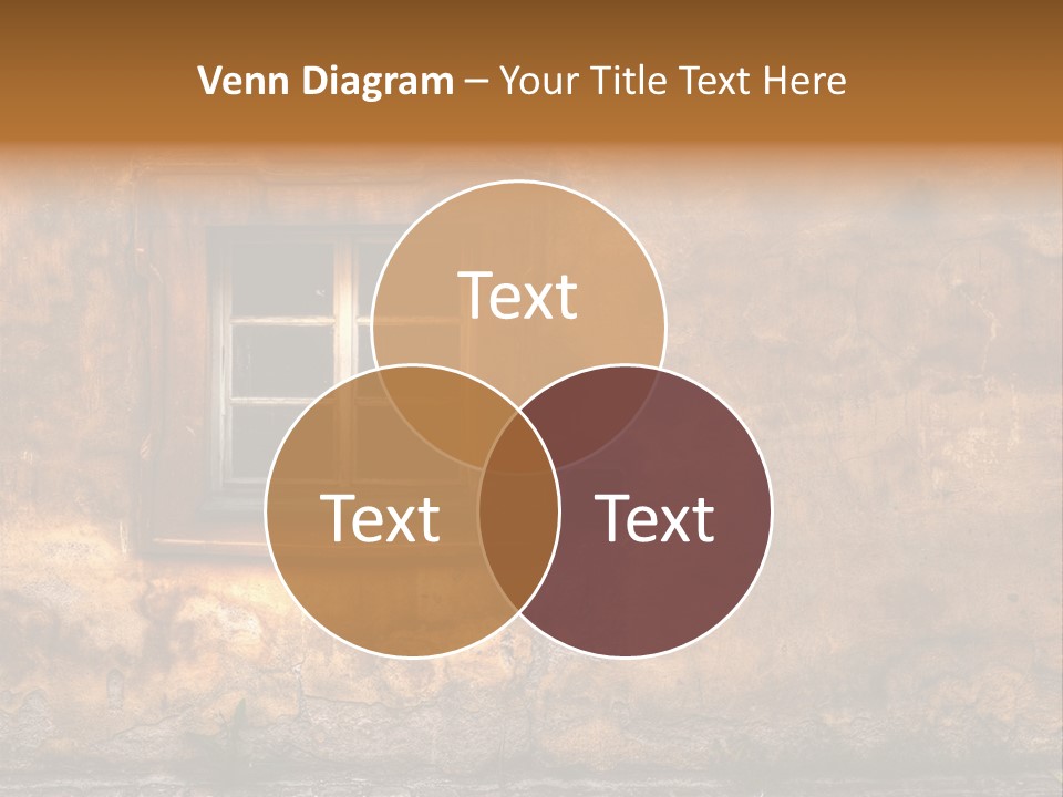 Exterior Broken Blue PowerPoint Template