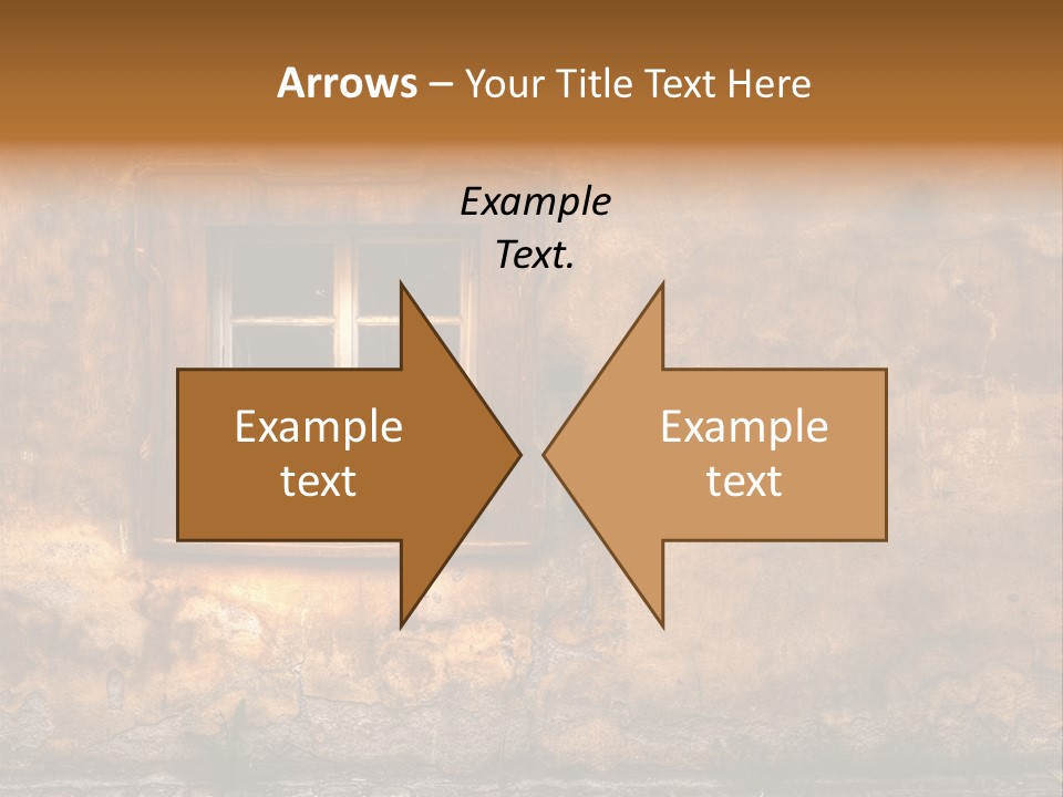 Exterior Broken Blue PowerPoint Template
