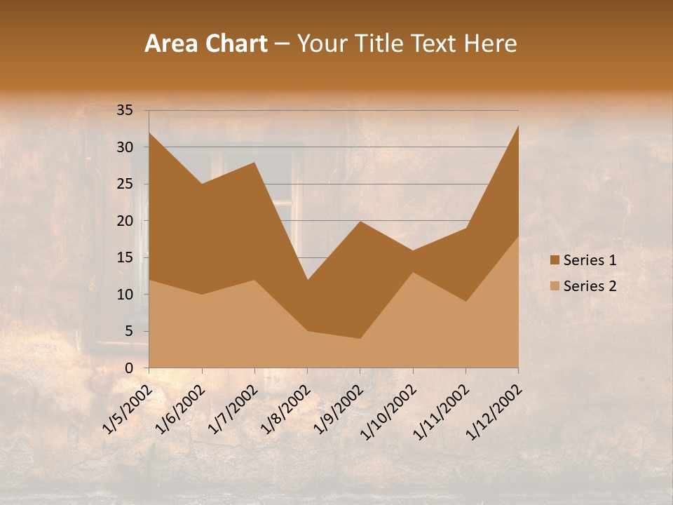 Exterior Broken Blue PowerPoint Template