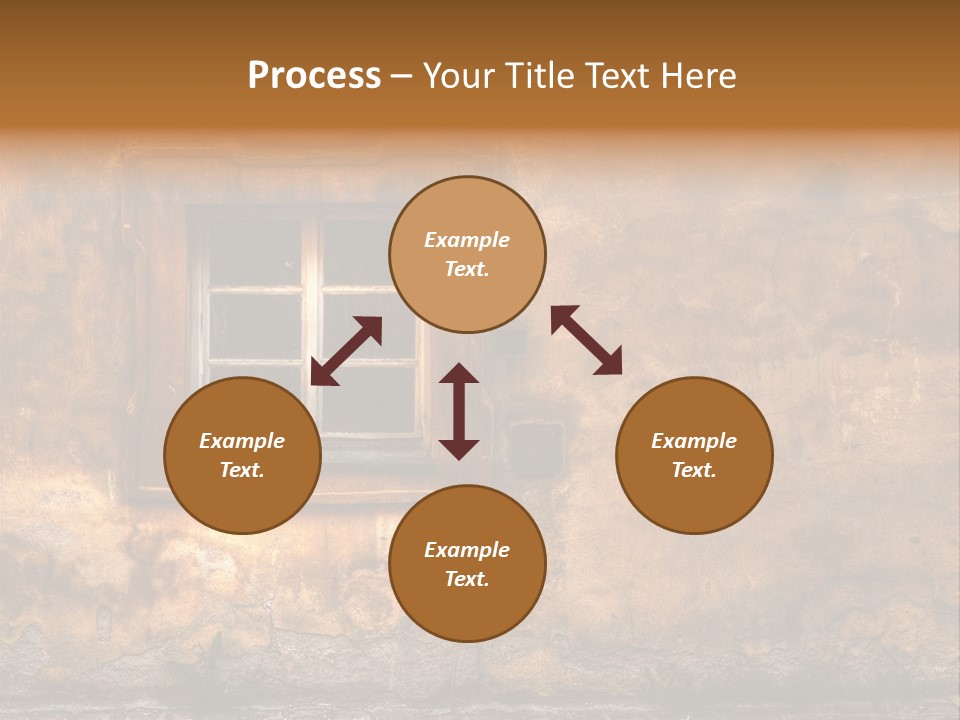 Exterior Broken Blue PowerPoint Template