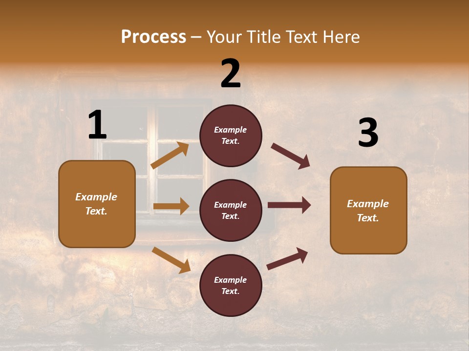 Exterior Broken Blue PowerPoint Template