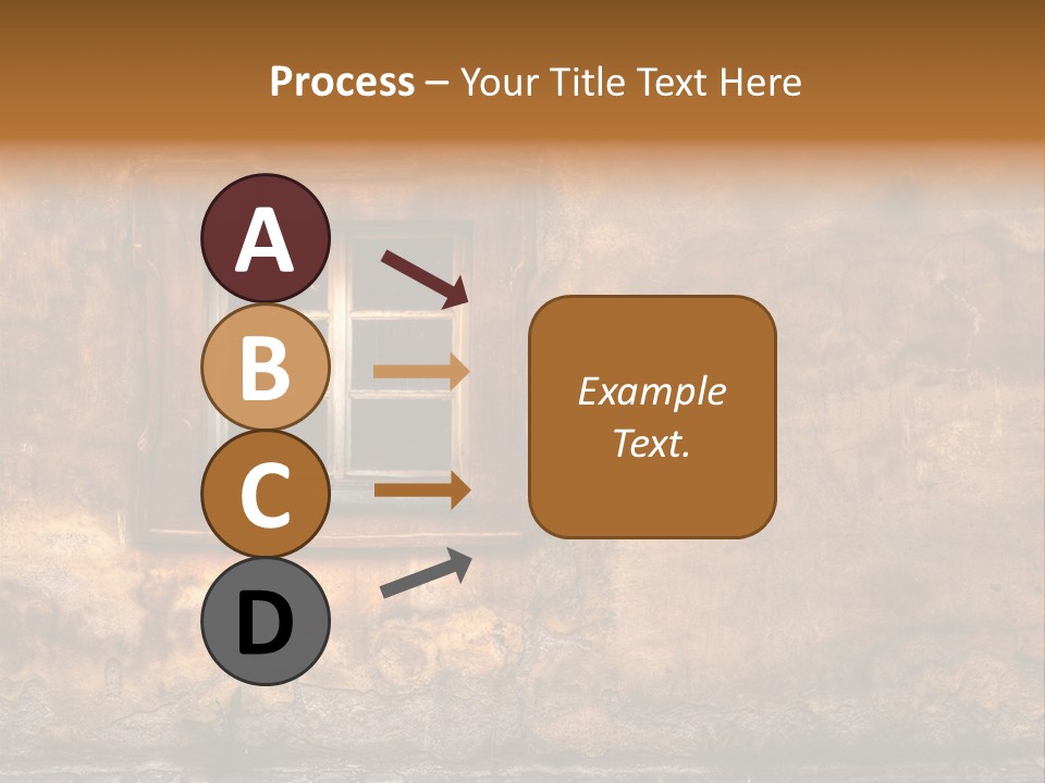 Exterior Broken Blue PowerPoint Template