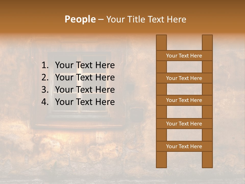 Exterior Broken Blue PowerPoint Template