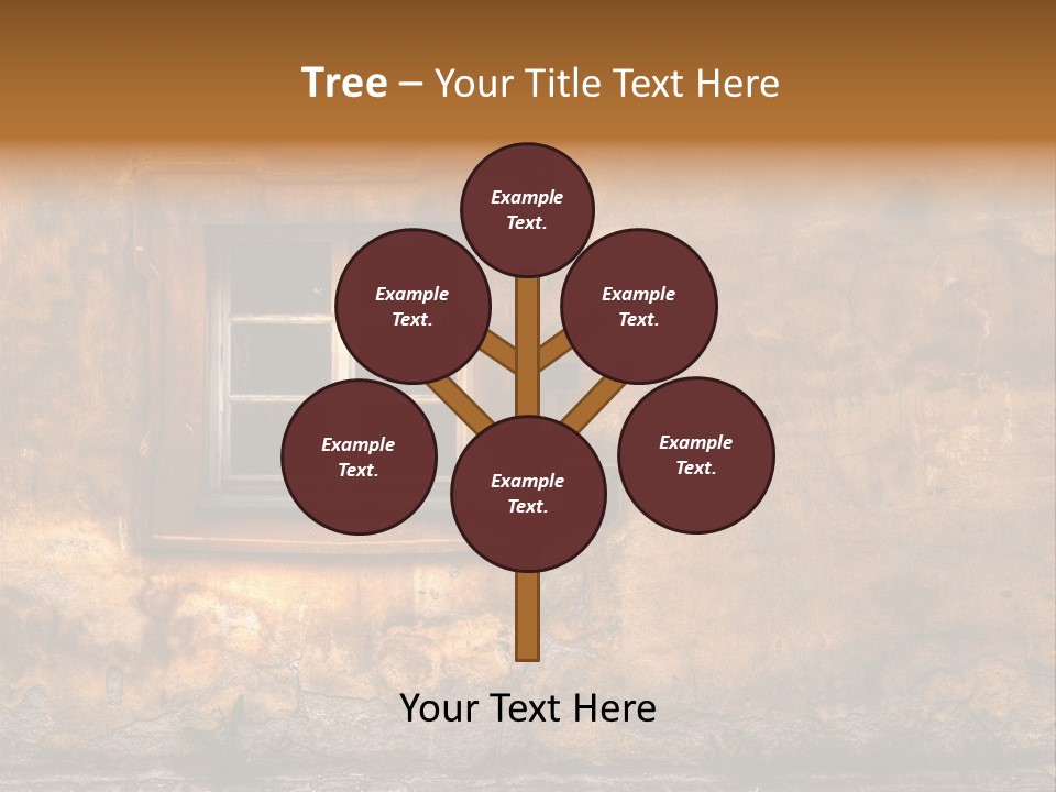 Exterior Broken Blue PowerPoint Template