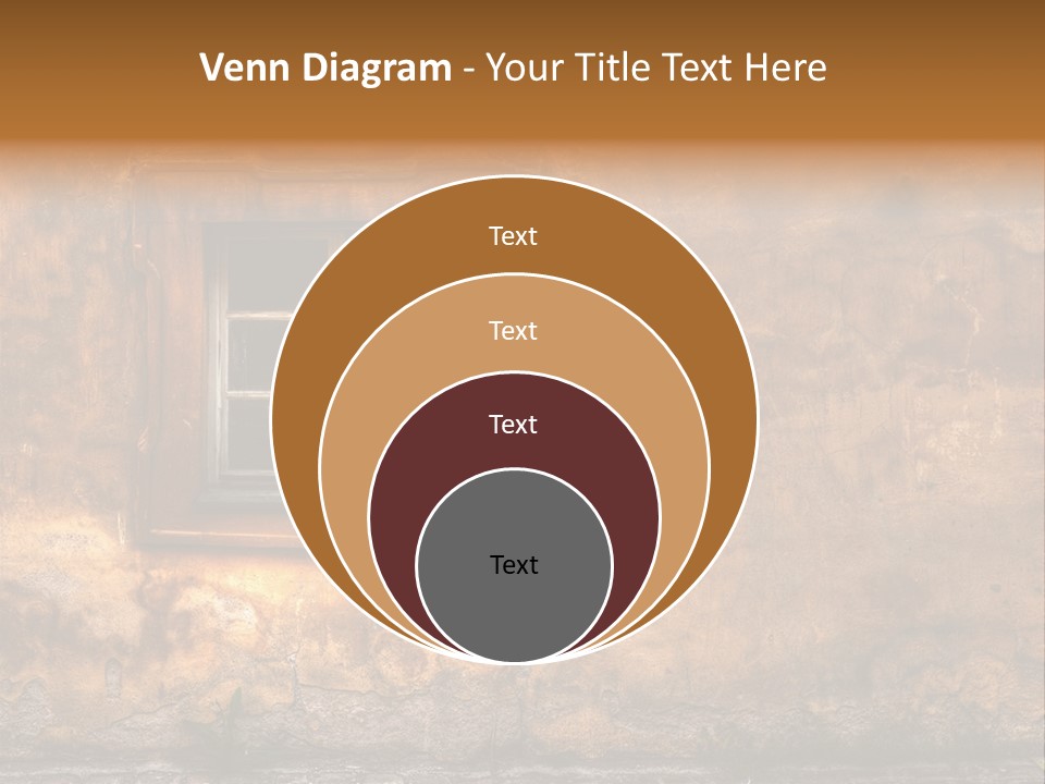 Exterior Broken Blue PowerPoint Template