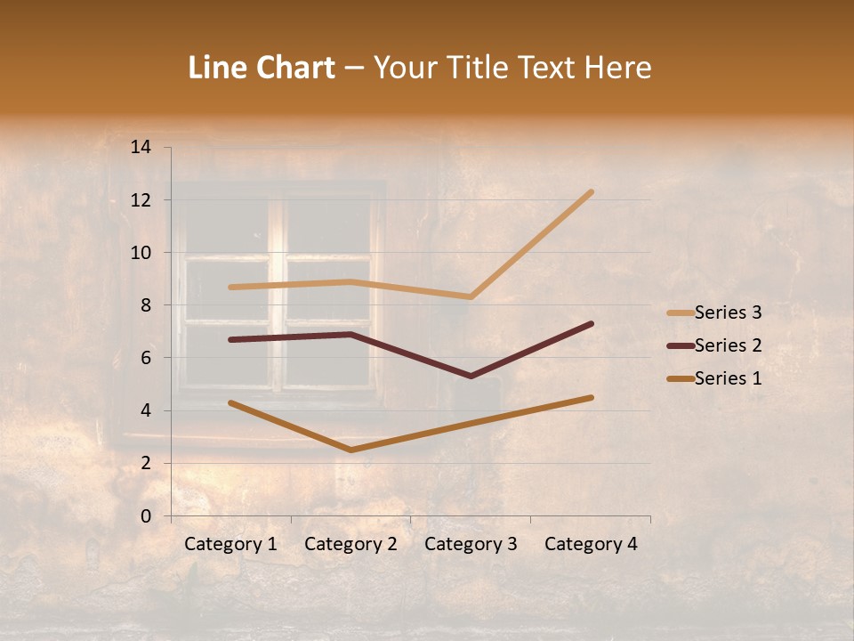 Exterior Broken Blue PowerPoint Template