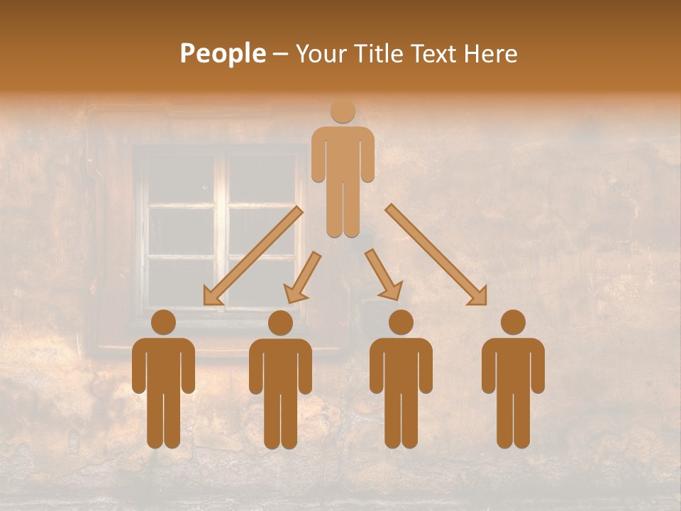 Exterior Broken Blue PowerPoint Template