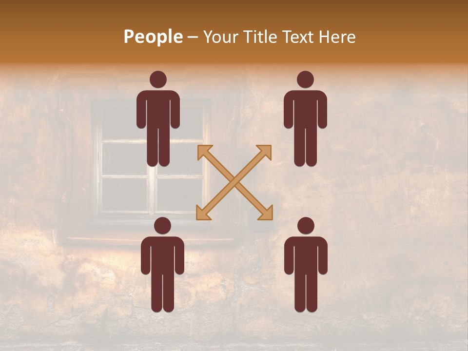 Exterior Broken Blue PowerPoint Template