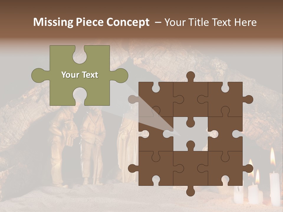 Christmas Manger PowerPoint Template