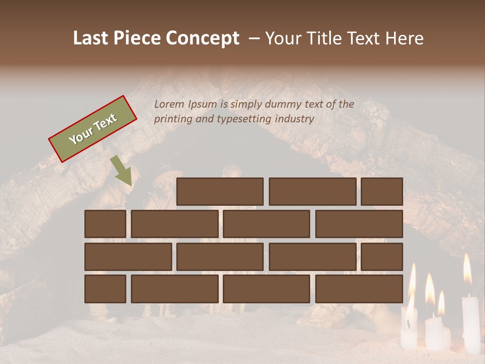 Christmas Manger PowerPoint Template