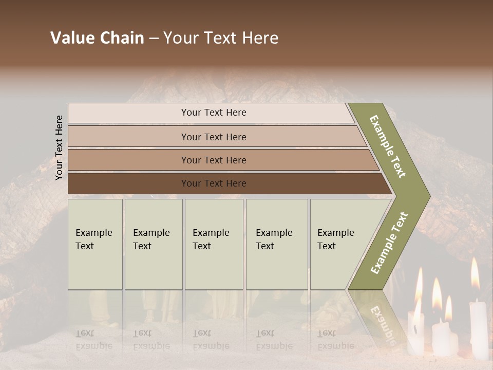 Christmas Manger PowerPoint Template