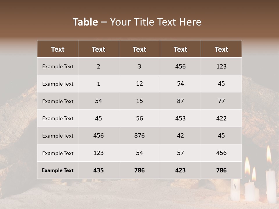Christmas Manger PowerPoint Template