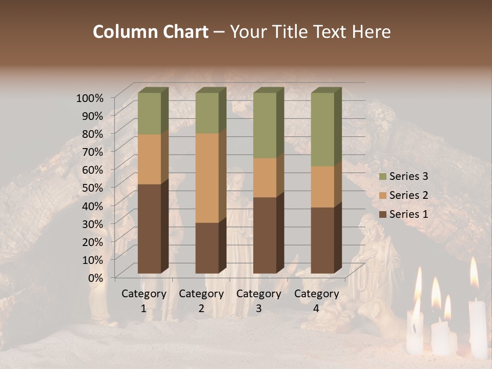 Christmas Manger PowerPoint Template