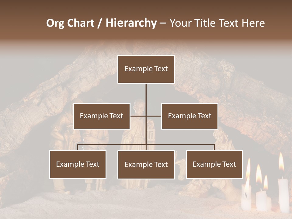 Christmas Manger PowerPoint Template