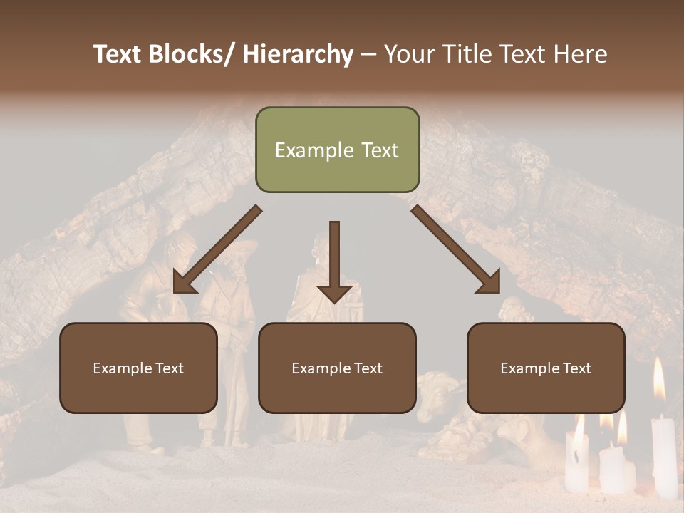 Christmas Manger PowerPoint Template