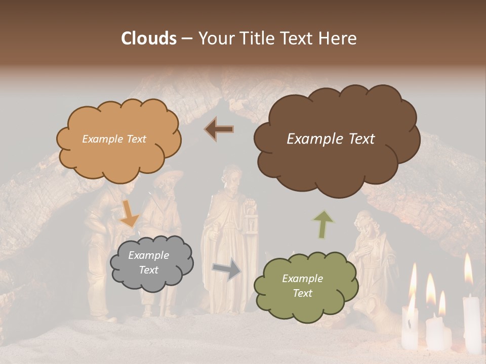 Christmas Manger PowerPoint Template