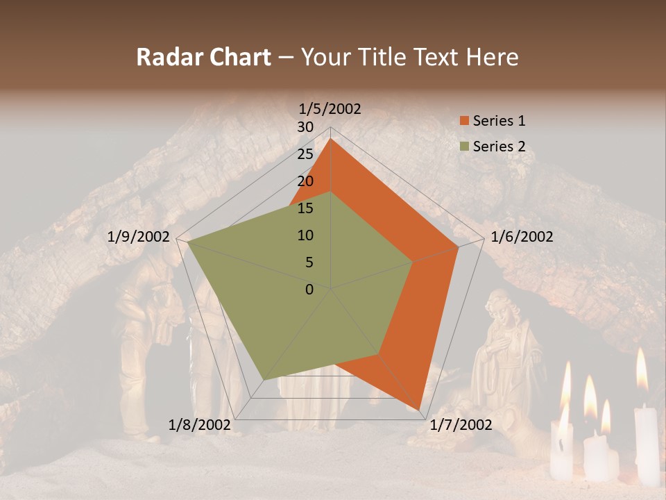 Christmas Manger PowerPoint Template