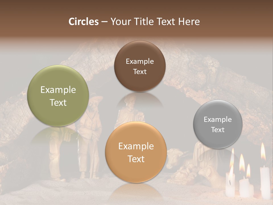 Christmas Manger PowerPoint Template