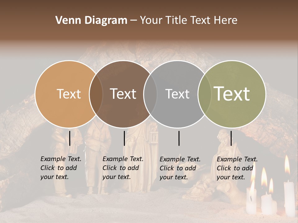 Christmas Manger PowerPoint Template