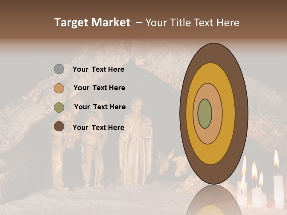 Christmas Manger PowerPoint Template