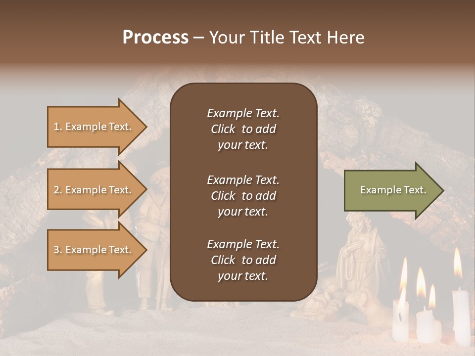Christmas Manger PowerPoint Template