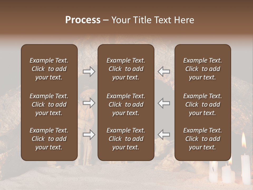 Christmas Manger PowerPoint Template