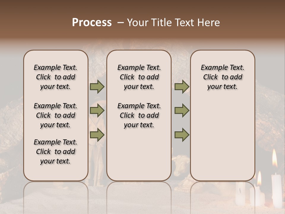 Christmas Manger PowerPoint Template