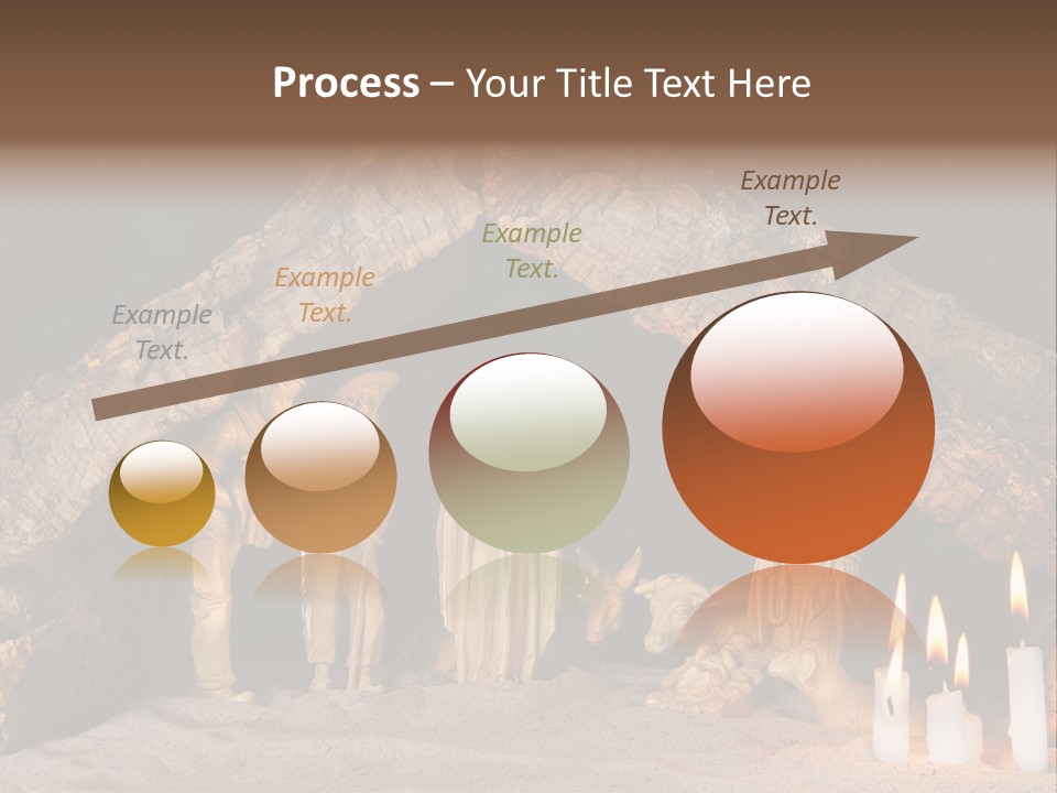 Christmas Manger PowerPoint Template