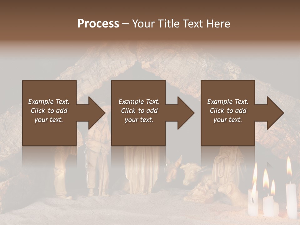 Christmas Manger PowerPoint Template