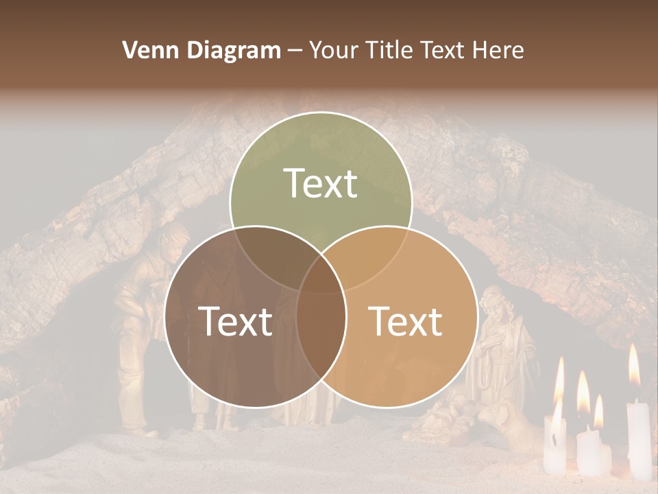 Christmas Manger PowerPoint Template